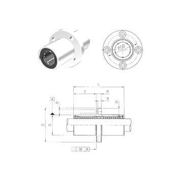 LMFM8 Samick Linear Bearings