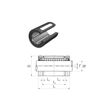 LMBS24UUOP Samick Linear Bearings