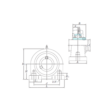 UCPA209-28 KOYO Bearing Units #1 small image