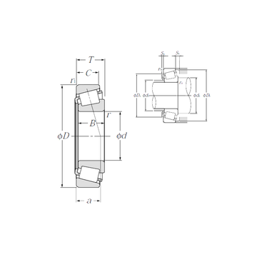 32968E1 NTN Tapered Roller Bearings