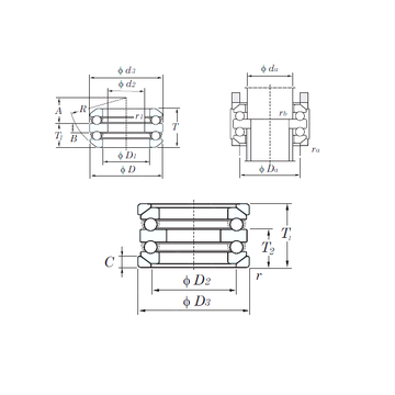 54311U KOYO Thrust Ball Bearings #1 small image