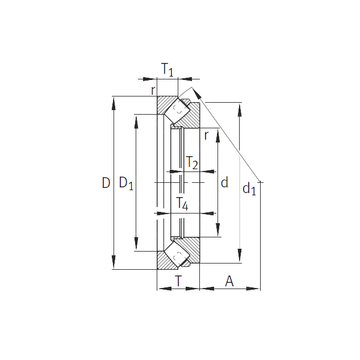 294/670-E1-MB INA Thrust Roller Bearings