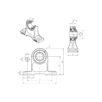 UKPH209H SNR Bearing Units #1 small image