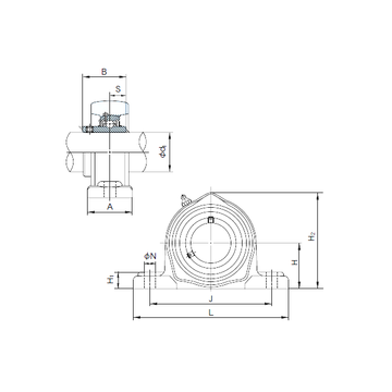 UCPK211 NACHI Bearing Units