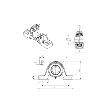 UKPE213H SNR Bearing Units