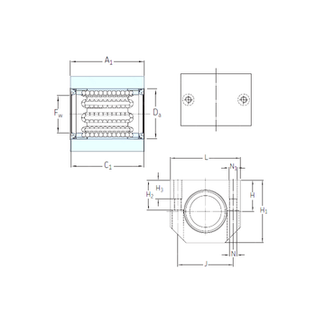 LUJR 40 SKF Linear Bearings