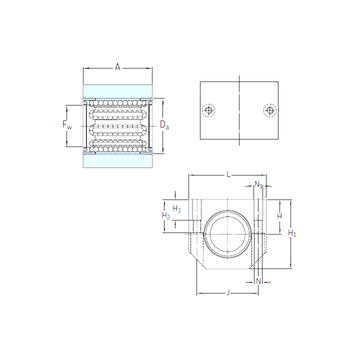 LUHR 16 SKF Linear Bearings #1 small image