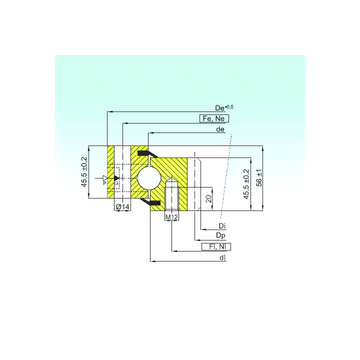 ZB1.20.0744.200-1SPTN ISB Thrust Ball Bearings #1 image