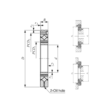 CRBF 5515 AT UU IKO Thrust Roller Bearings #1 image